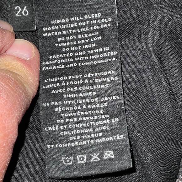 J Brand Selena, Grey, Mid Rise Crop Kick Flare Jeans, 26 - Picture 7 of 11